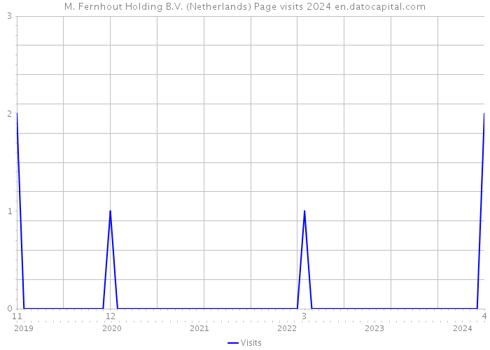 M. Fernhout Holding B.V. (Netherlands) Page visits 2024 