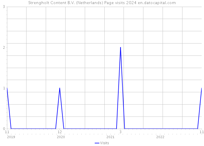 Strengholt Content B.V. (Netherlands) Page visits 2024 