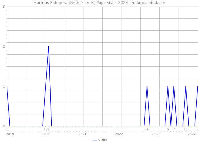 Marinus Bokhorst (Netherlands) Page visits 2024 