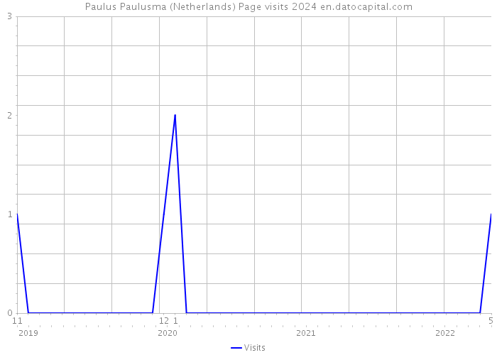 Paulus Paulusma (Netherlands) Page visits 2024 