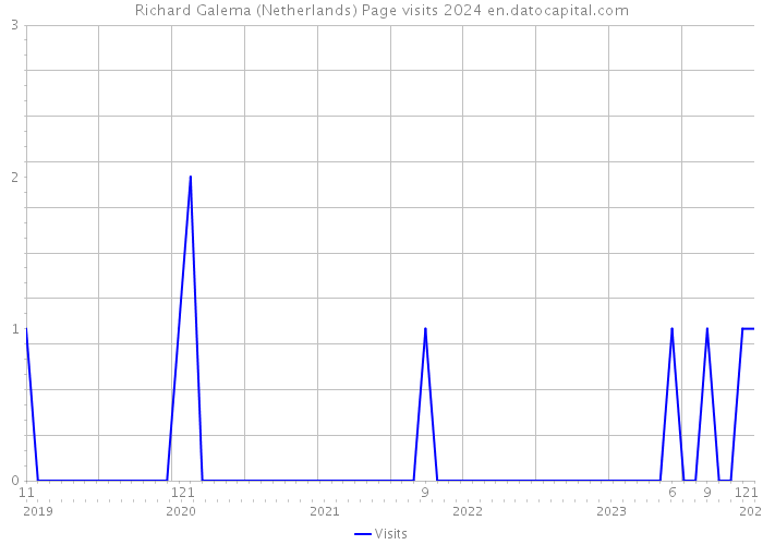 Richard Galema (Netherlands) Page visits 2024 