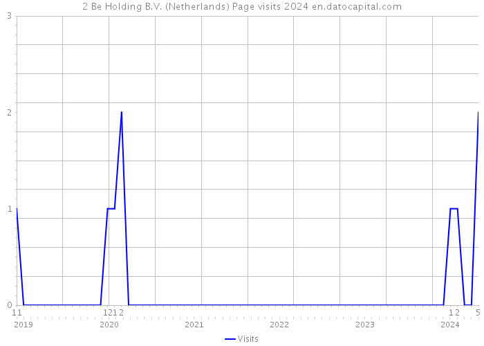 2 Be Holding B.V. (Netherlands) Page visits 2024 