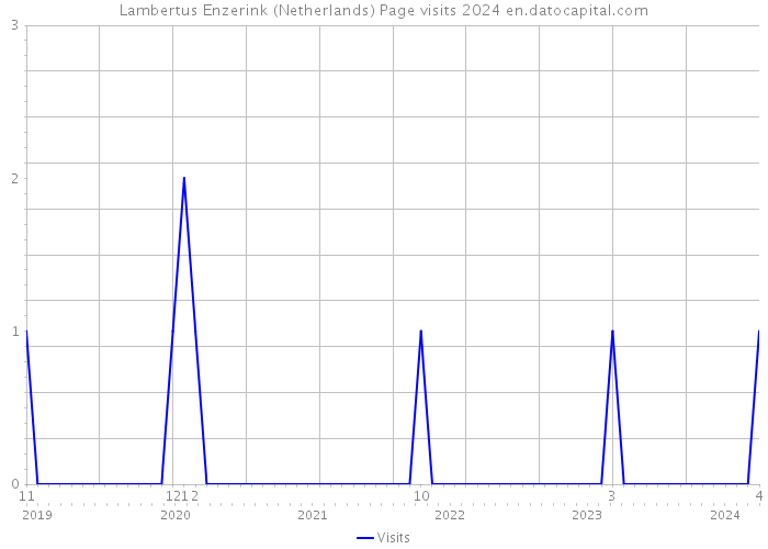 Lambertus Enzerink (Netherlands) Page visits 2024 
