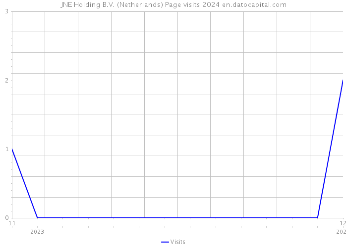 JNE Holding B.V. (Netherlands) Page visits 2024 
