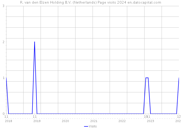 R. van den Elzen Holding B.V. (Netherlands) Page visits 2024 