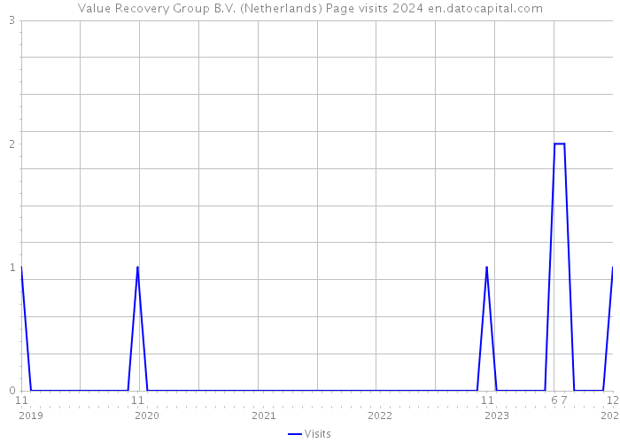 Value Recovery Group B.V. (Netherlands) Page visits 2024 