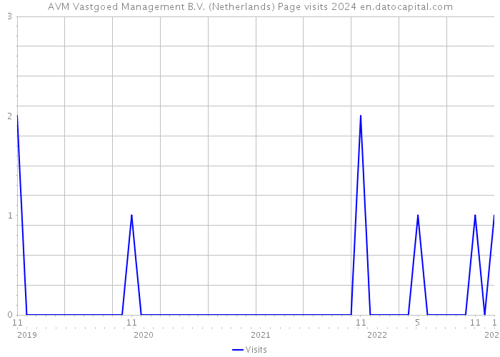 AVM Vastgoed Management B.V. (Netherlands) Page visits 2024 