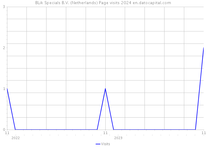 BLik Specials B.V. (Netherlands) Page visits 2024 