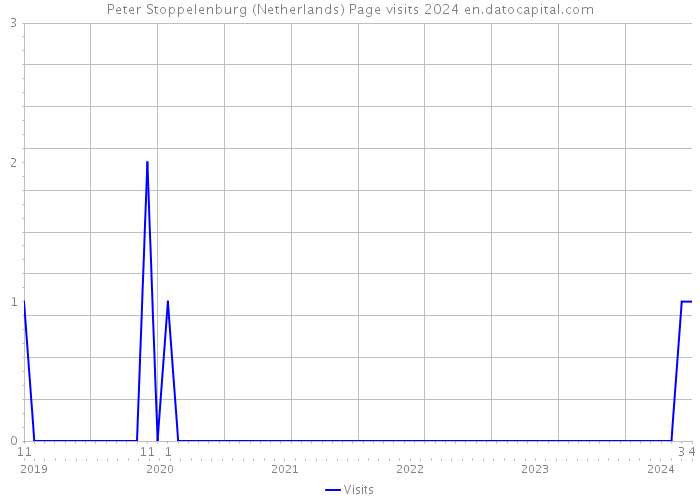 Peter Stoppelenburg (Netherlands) Page visits 2024 