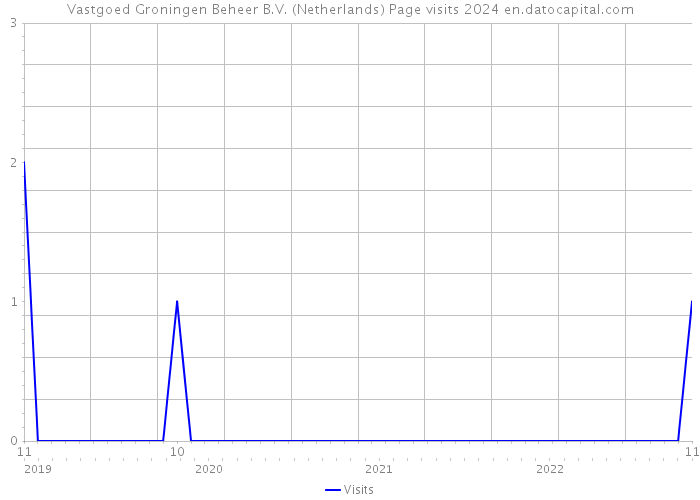 Vastgoed Groningen Beheer B.V. (Netherlands) Page visits 2024 