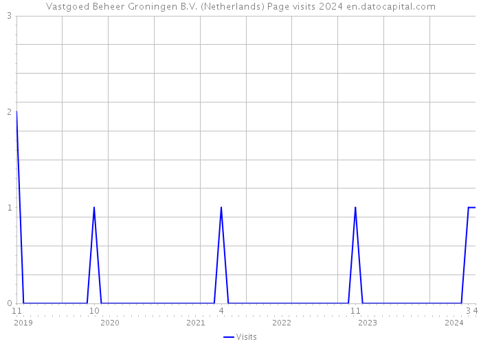 Vastgoed Beheer Groningen B.V. (Netherlands) Page visits 2024 