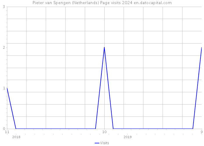 Pieter van Spengen (Netherlands) Page visits 2024 