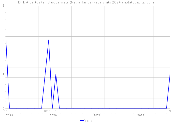 Dirk Albertus ten Bruggencate (Netherlands) Page visits 2024 