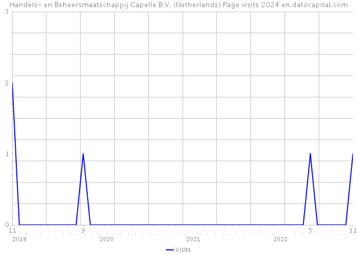 Handels- en Beheersmaatschappij Capelle B.V. (Netherlands) Page visits 2024 