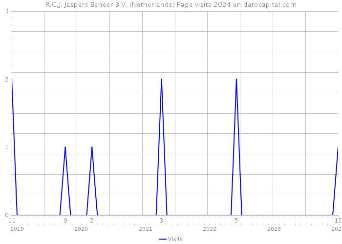R.G.J. Jaspers Beheer B.V. (Netherlands) Page visits 2024 