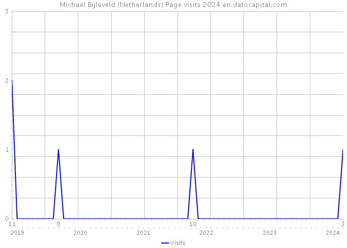 Michaël Bijleveld (Netherlands) Page visits 2024 