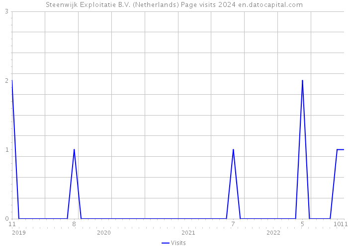 Steenwijk Exploitatie B.V. (Netherlands) Page visits 2024 