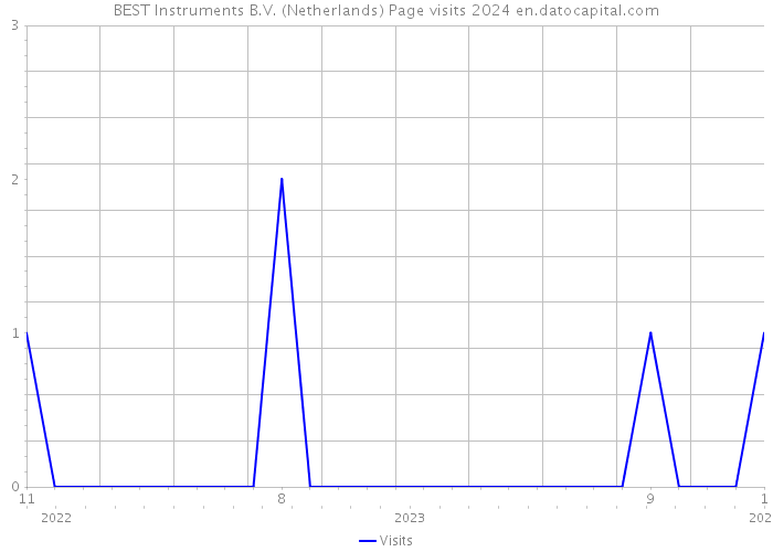 BEST Instruments B.V. (Netherlands) Page visits 2024 