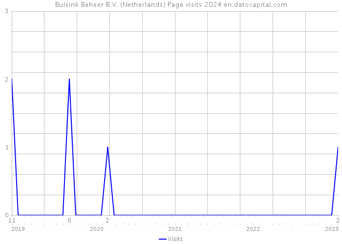 Bulsink Beheer B.V. (Netherlands) Page visits 2024 