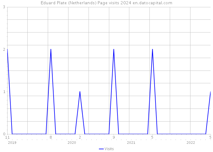 Eduard Plate (Netherlands) Page visits 2024 