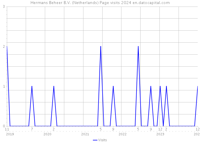 Hermans Beheer B.V. (Netherlands) Page visits 2024 