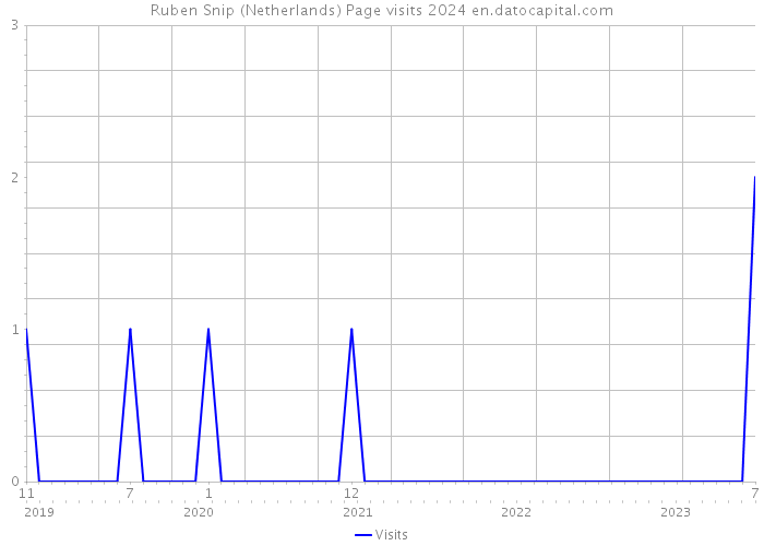 Ruben Snip (Netherlands) Page visits 2024 