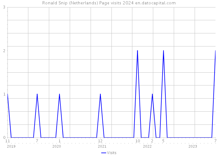 Ronald Snip (Netherlands) Page visits 2024 