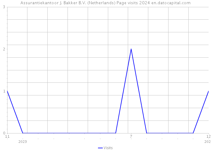 Assurantiekantoor J. Bakker B.V. (Netherlands) Page visits 2024 