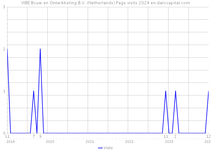 VIBE Bouw en Ontwikkeling B.V. (Netherlands) Page visits 2024 