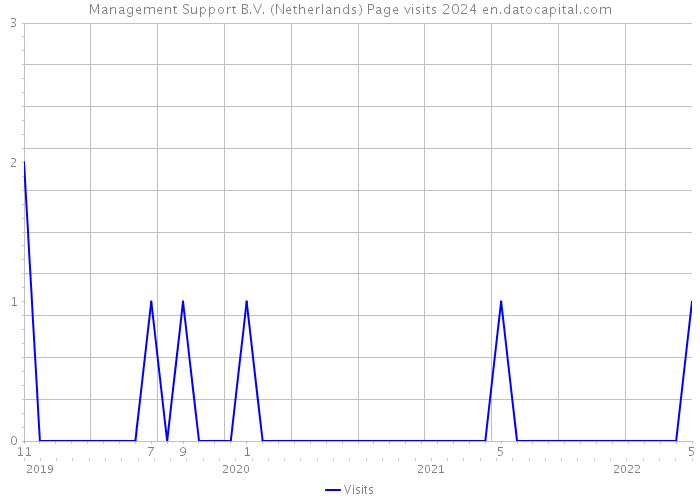 Management Support B.V. (Netherlands) Page visits 2024 