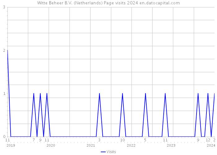Witte Beheer B.V. (Netherlands) Page visits 2024 