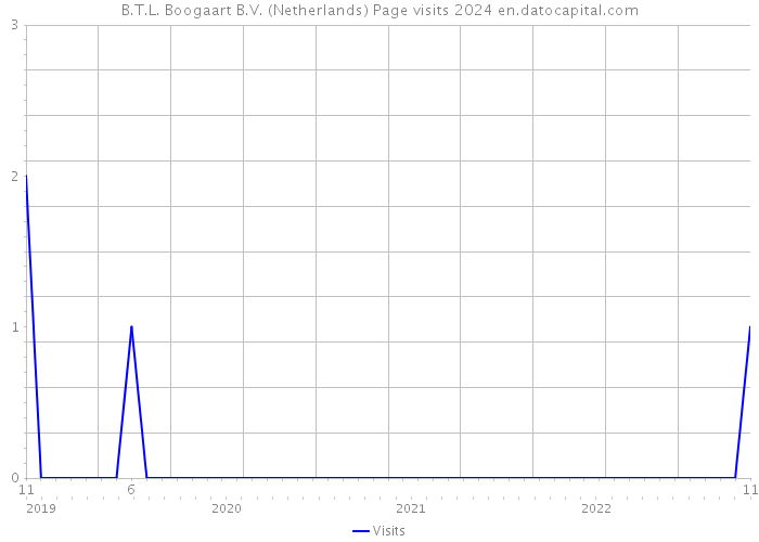B.T.L. Boogaart B.V. (Netherlands) Page visits 2024 