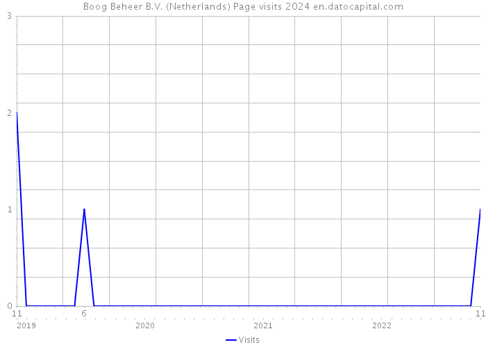 Boog Beheer B.V. (Netherlands) Page visits 2024 