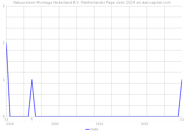 Natuursteen Montage Nederland B.V. (Netherlands) Page visits 2024 