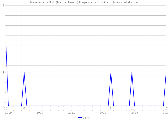 Ravenstein B.V. (Netherlands) Page visits 2024 