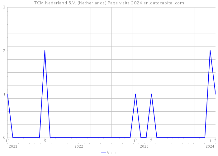 TCM Nederland B.V. (Netherlands) Page visits 2024 