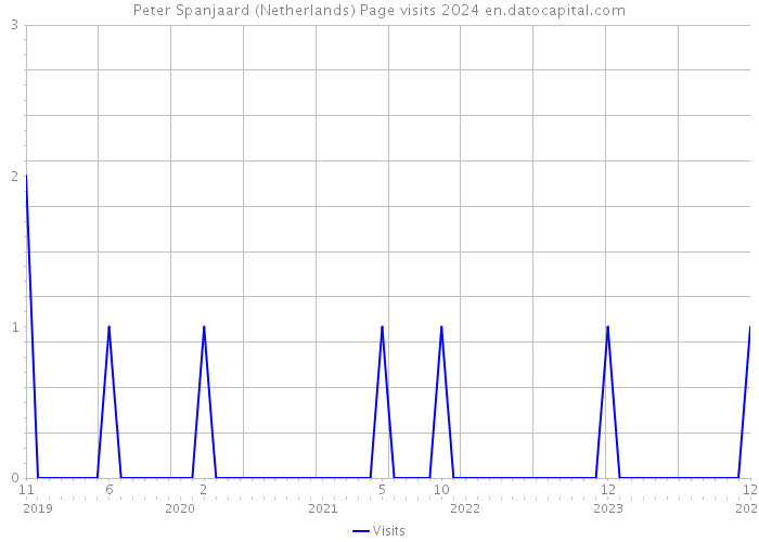 Peter Spanjaard (Netherlands) Page visits 2024 