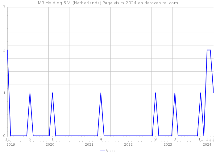 MR Holding B.V. (Netherlands) Page visits 2024 