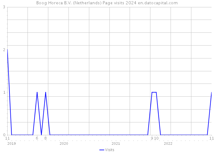 Boog Horeca B.V. (Netherlands) Page visits 2024 