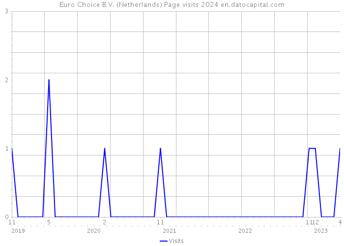 Euro Choice B.V. (Netherlands) Page visits 2024 