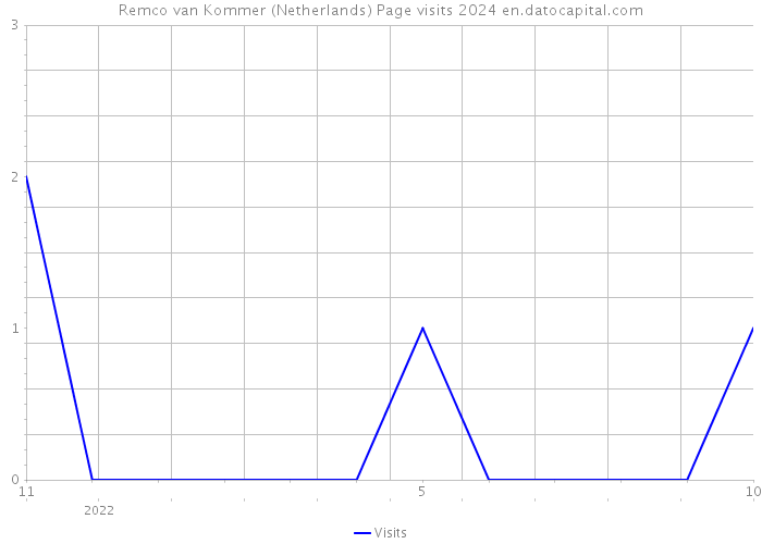 Remco van Kommer (Netherlands) Page visits 2024 