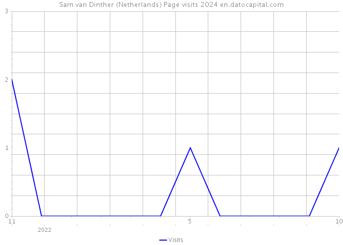 Sam van Dinther (Netherlands) Page visits 2024 