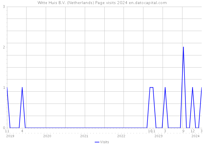Witte Huis B.V. (Netherlands) Page visits 2024 