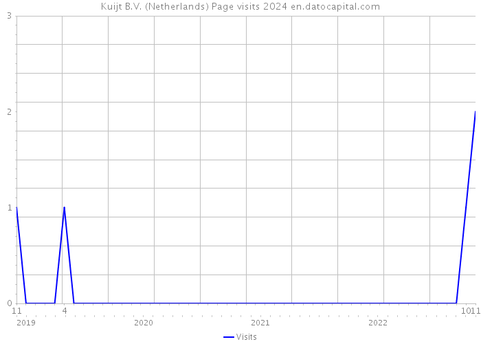 Kuijt B.V. (Netherlands) Page visits 2024 