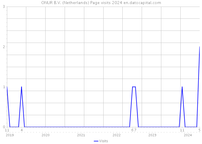 ONUR B.V. (Netherlands) Page visits 2024 