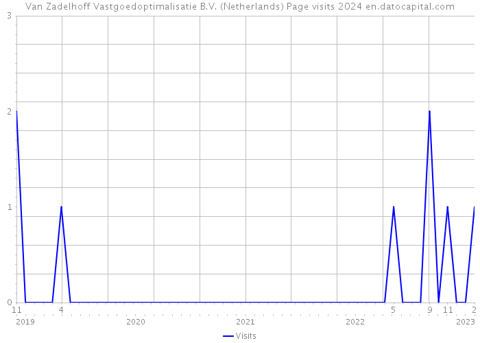 Van Zadelhoff Vastgoedoptimalisatie B.V. (Netherlands) Page visits 2024 