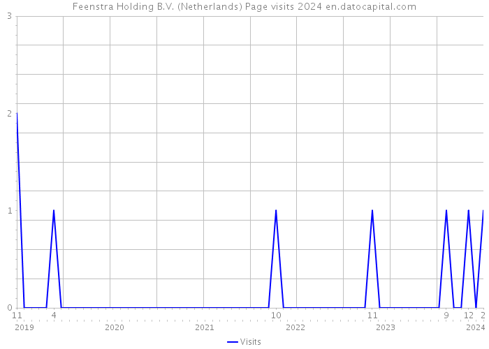 Feenstra Holding B.V. (Netherlands) Page visits 2024 