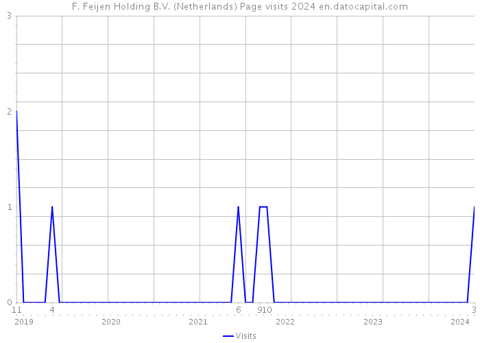 F. Feijen Holding B.V. (Netherlands) Page visits 2024 