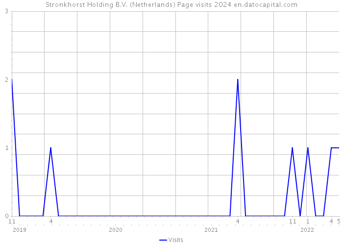 Stronkhorst Holding B.V. (Netherlands) Page visits 2024 
