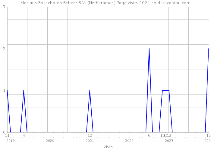 Marinus Boeschoten Beheer B.V. (Netherlands) Page visits 2024 